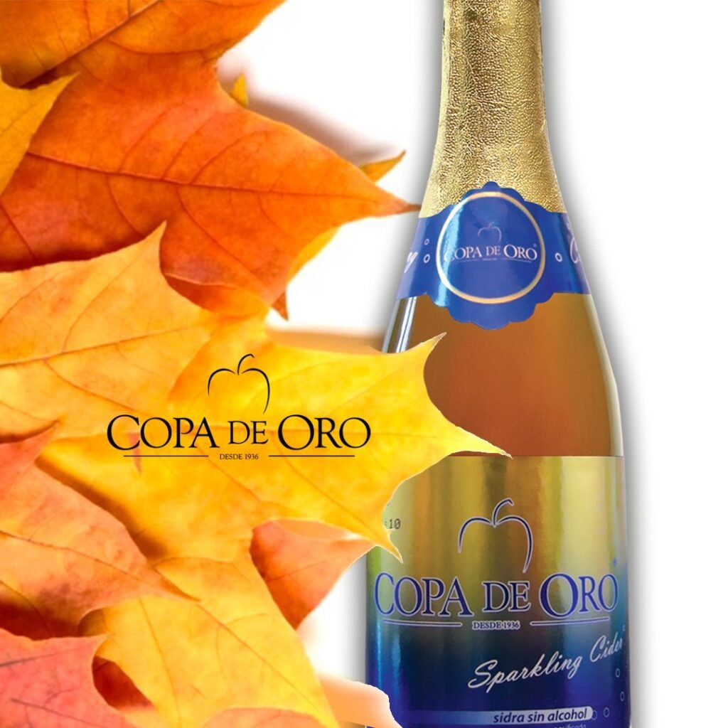 sidra sin alcohol otoño